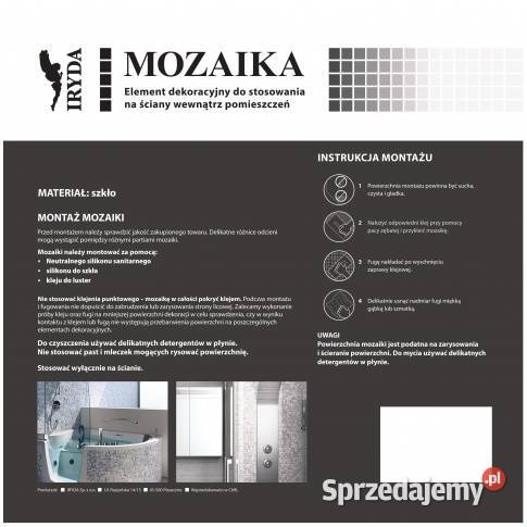 Mozaika Diamond Silver Big 305 x 305 Iryda Dom i Ogród