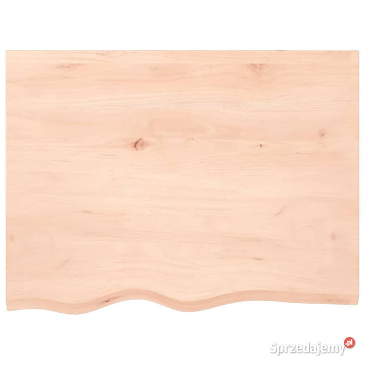 Półka 80x60x26 surowe lite drewno dębowe Warszawa