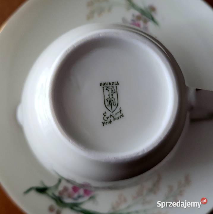 Neuerer Bawaria zestaw do herbaty 5 osób Porcelana i szkło Szczecin sprzedam