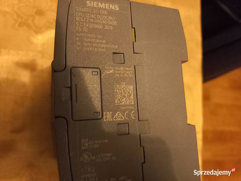 Sterownik Siemens CPU1214C DCDCDC sprzedam