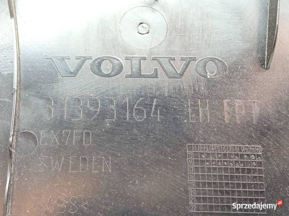 TAPICERKA BOCZEK LEWY PRZÓD KIEROWCY Volvo S90