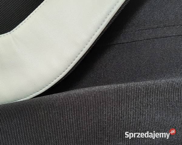 Żakiet czarny z jednostronną wstawką białą Marynarki i żakiety Warszawa