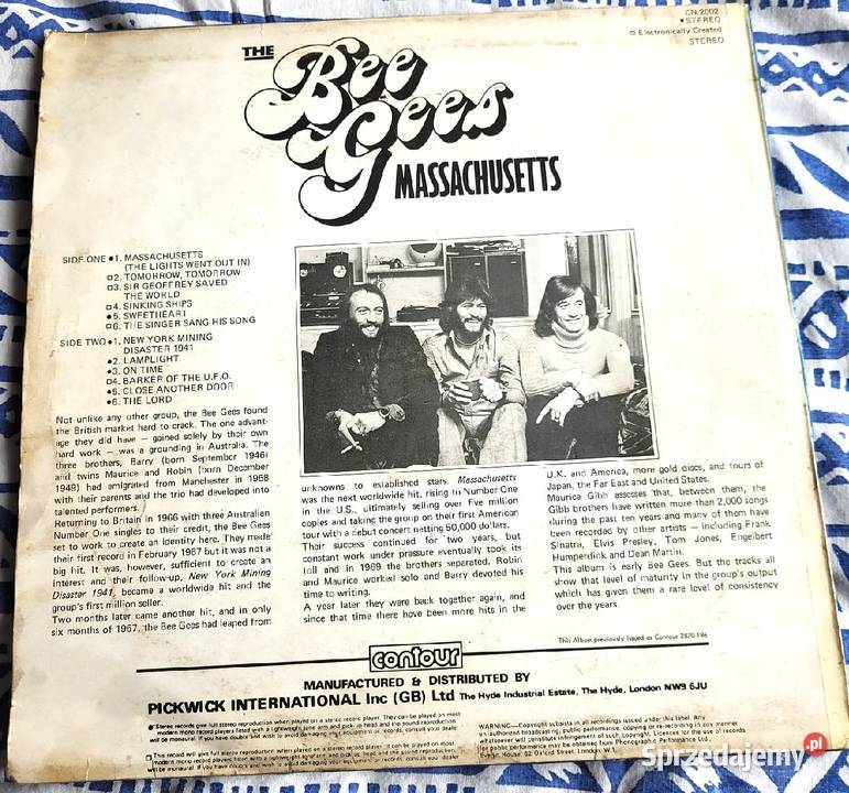 The Bee Gees Massachusetts płyta winylowa z roku Płyty i kasety Chełmno