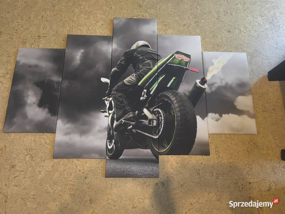 Obraz naścienny motocykl 150x105 śląskie Myszków