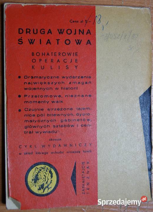 Żółty Tygrys Czternastu spod Werhraty 1965 miękka Proza i poezja