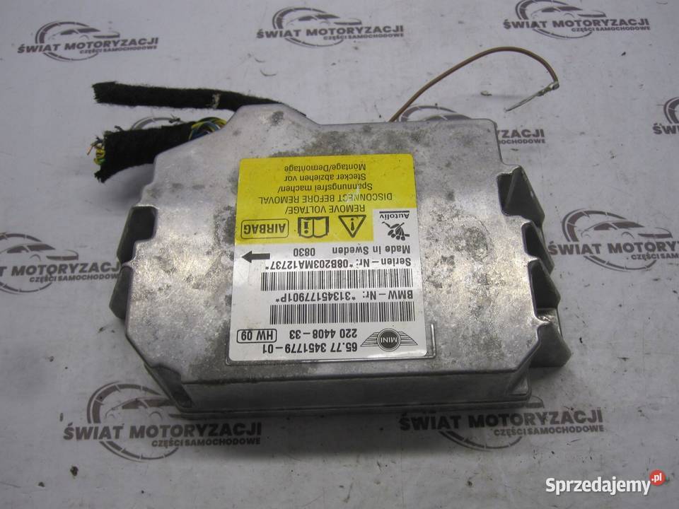 MINI CLUBMAN I 08r moduł AIRBAG 3451779 świętokrzyskie Kielce