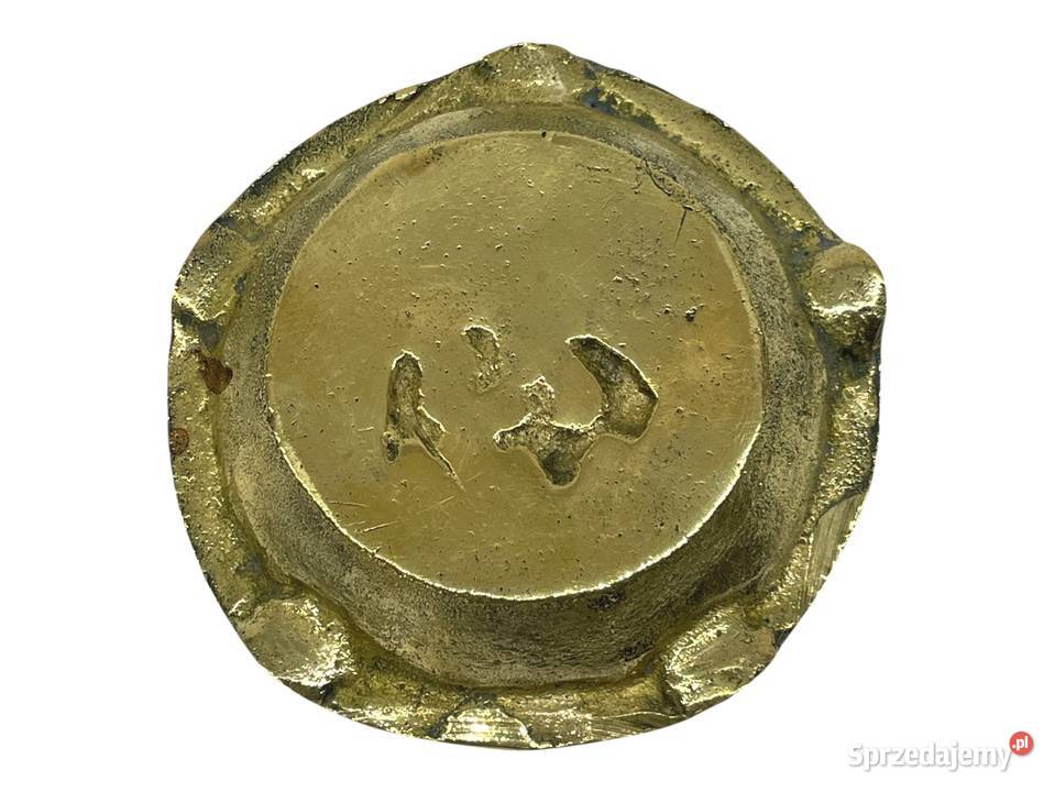 Mosiężna popielniczka Oberża Kraków