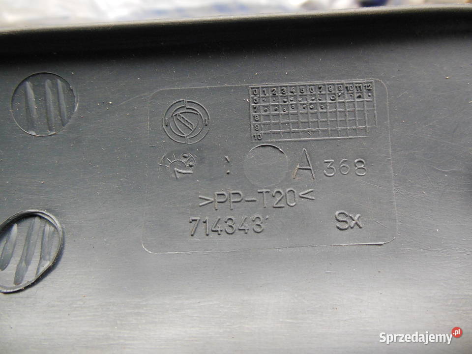 NAKŁADKA PROGU PRZEDNIEGO S X FIAT MAREA KOD osobowe śląskie Kozy sprzedam