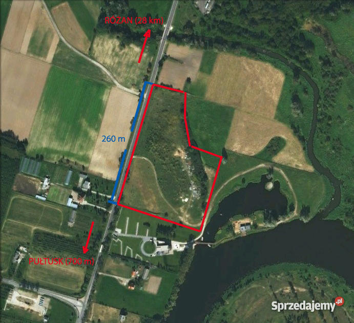 Pułtusk Kleszewo 35 ha DOSKONAŁA POD INWESTYCJĘ 35750m2 mazowieckie Pułtusk sprzedam