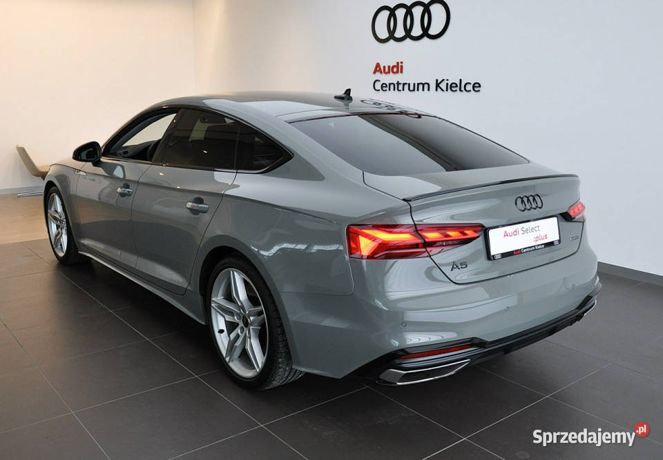 Audi A5 Sportback 45TFSI 265 Quattro Sline BO3D elektrochrom. lusterka boczne Kielce