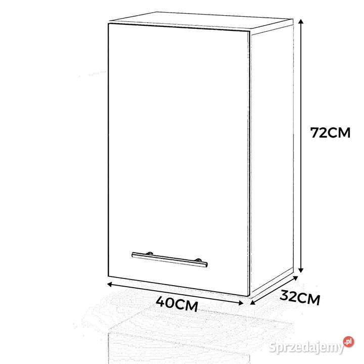 szafka kuchenna wisząca modułowa nowoczesna 40 40cm warmińsko-mazurskie sprzedam