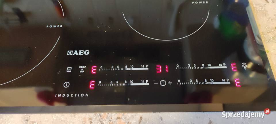 Płyta indukcyjna AEG HK6542HPFB uszkodzona AGD 60cm