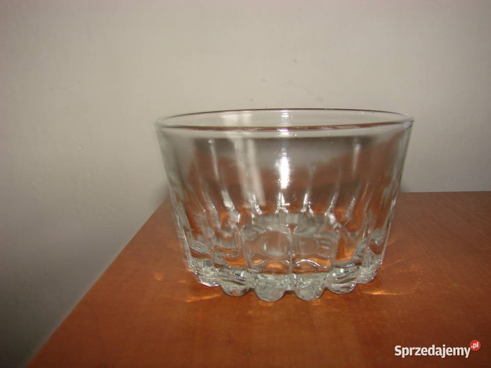 FWP szklana salaterka PRL Pruszcz Gdański