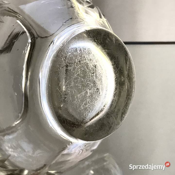 Niewielki kryształowy wazon szlif ręczny Myszków