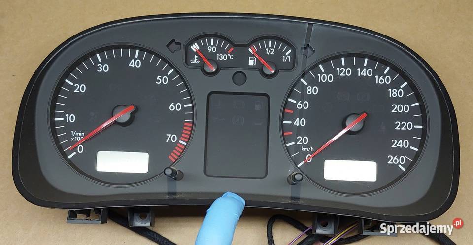 LICZNIK PRĘDKOŚCIOMIERZ ZEGARY VW GOLF IV 16 liczniki, zegary dolnośląskie Mielęcin