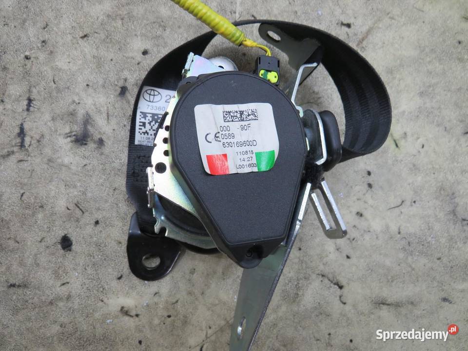 PAS NAPINACZ LEWY TYŁ SEDAN AVENSIS T27 T29 Pasy bezpieczeństwa
