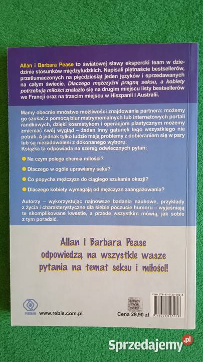 Dlatego mężczyźni Allan i Barbara Peace Warszawa