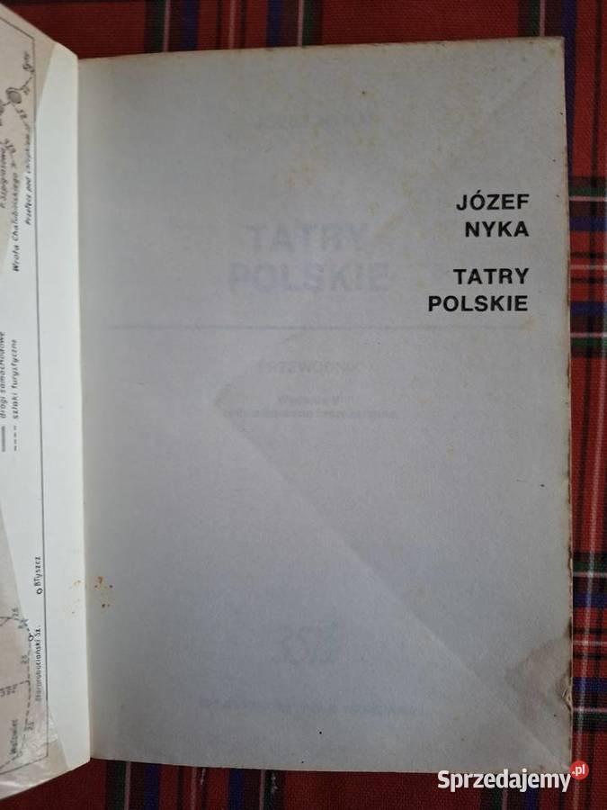 Tatry Polskie Józef Nyka przewodnik Kraków sprzedam
