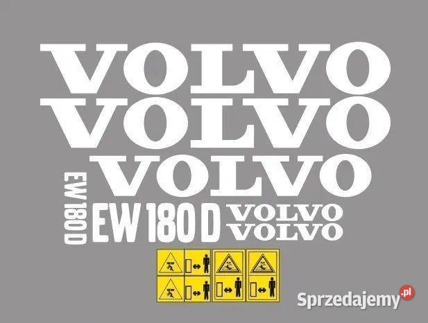 Naklejki oklejenie VOLVO EW180D Zamiennik
