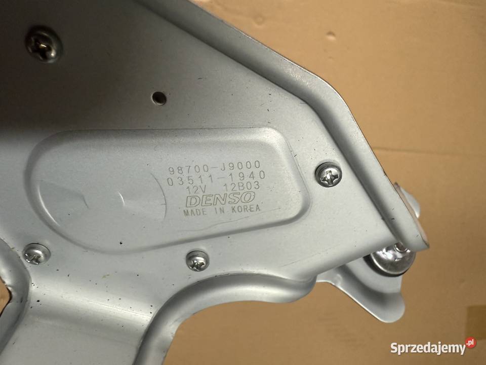 Hyundai Kona wycieraczka tylnej klapysilnik Motoryzacja