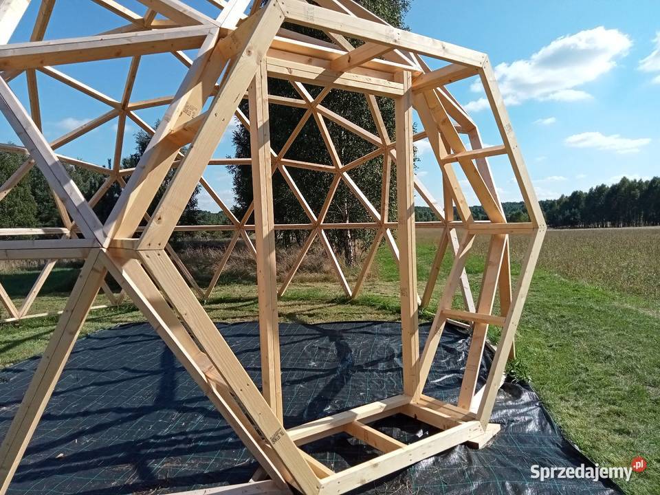 Kopuła geodezyjna 35m2 Konstrukcja pod glamping Jelenia Góra
