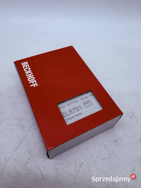 Beckhoff EL6751 CANopen terminal Pozostałe mazowieckie Warszawa sprzedam