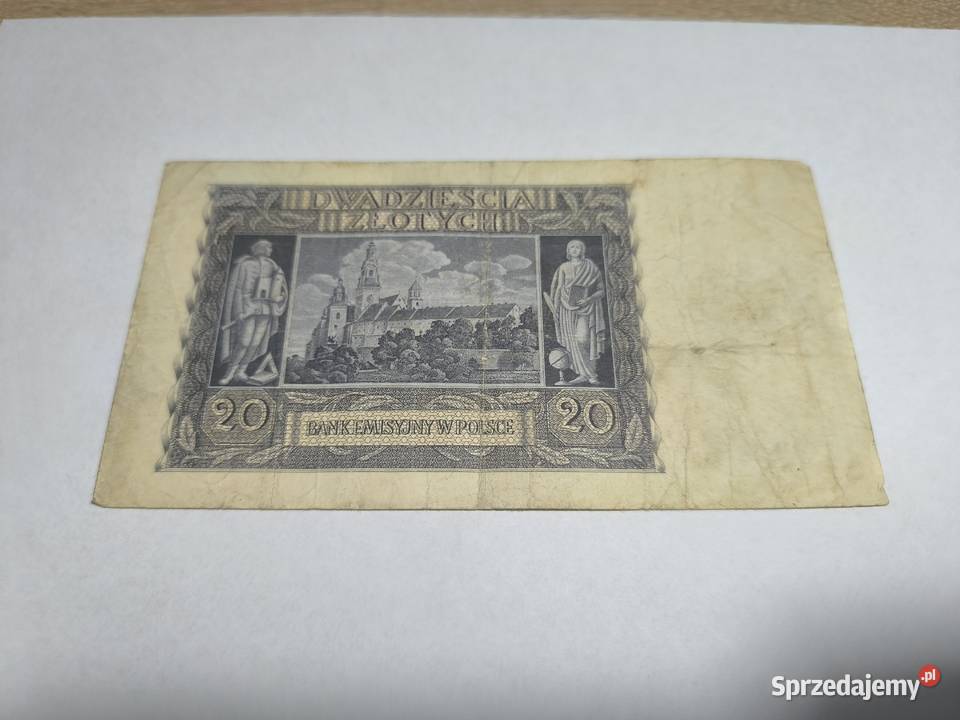 Banknot 20 1940 seria H Otwock