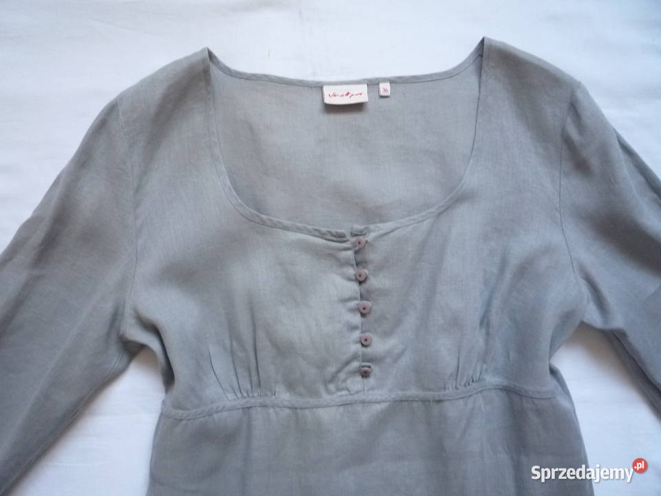 Jacopt 38M Szara bluzka Fajny Dekolt Ozdobne Bluzki i koszule zachodniopomorskie Szczecin