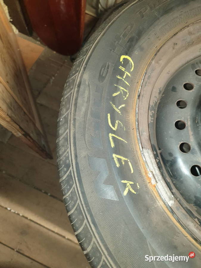Felga stalowa Chrysler opony Nexen Nblue HDPlus Samochodowe warmińsko-mazurskie Dobre Miasto