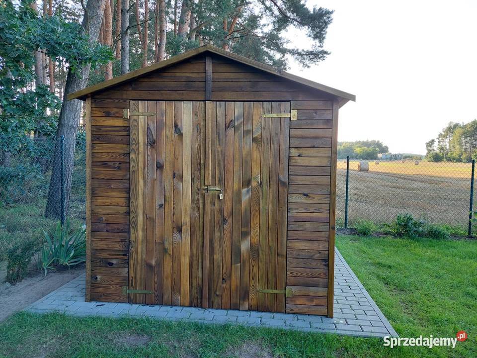 Domek Narzędziowy Ogrodowy Drewniany Wysyłka Swarzędz