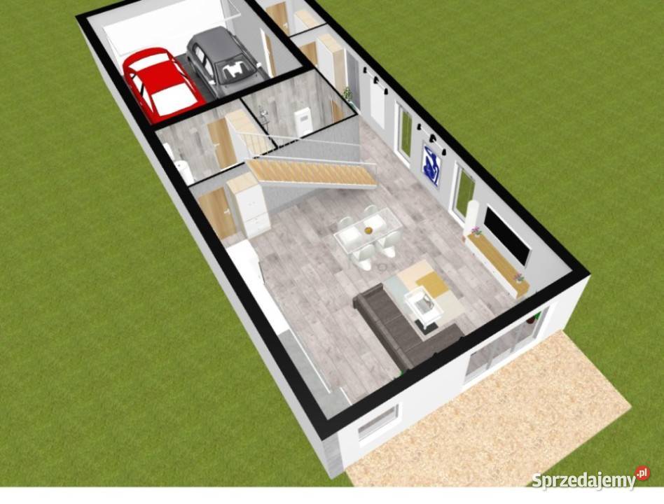 Dom bliźniak na sprzedaż 184m2 Jakubowice 400m2 Jakubowice Konińskie