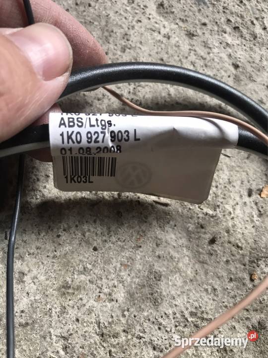 Wiązka ABS koła tył skoda 1K0 Kozy