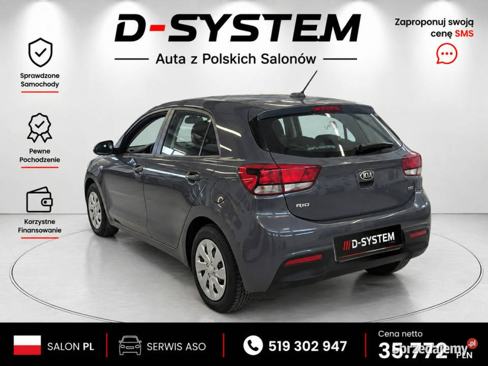 Kia Rio 20rTylko Salon Polska 1Właściciel serwisowany w ASO Białystok