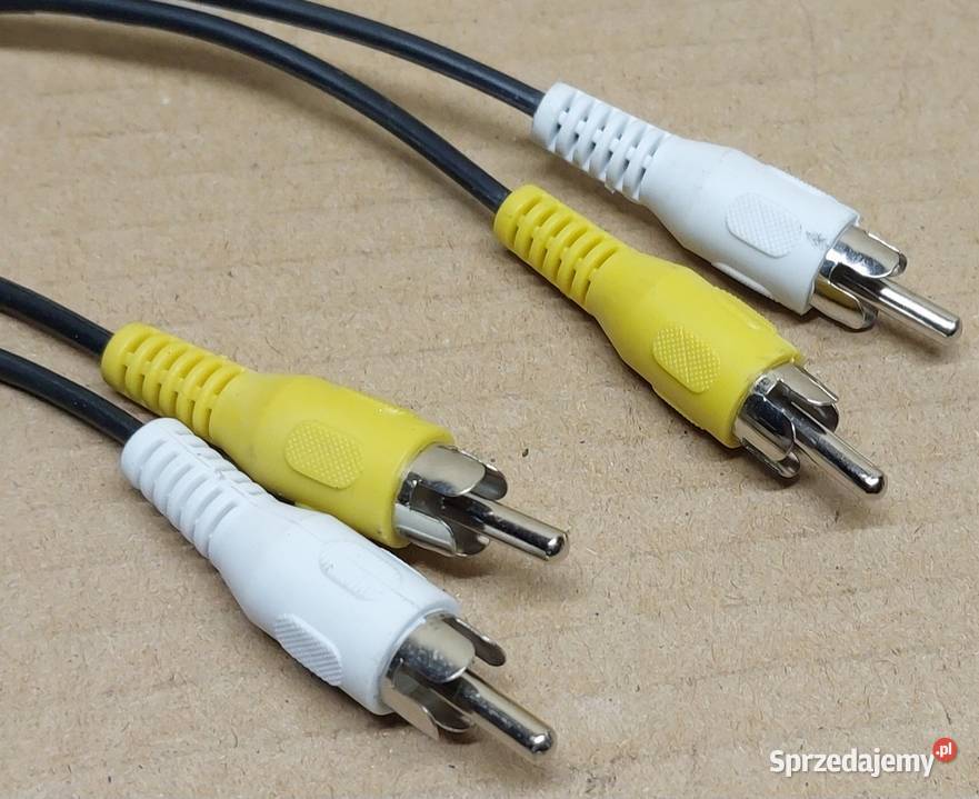 ZŁĄCZE KABEL PRZEDŁUŻACZ AV TV KAMERA 2X RCA Mielęcin