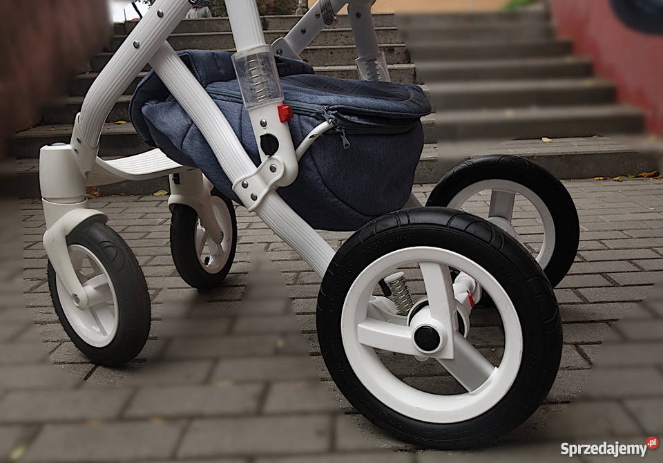 Wózek 2w1 Adamex Barletta Idealny na jesień i Rozkładane siedzisko  Łódź