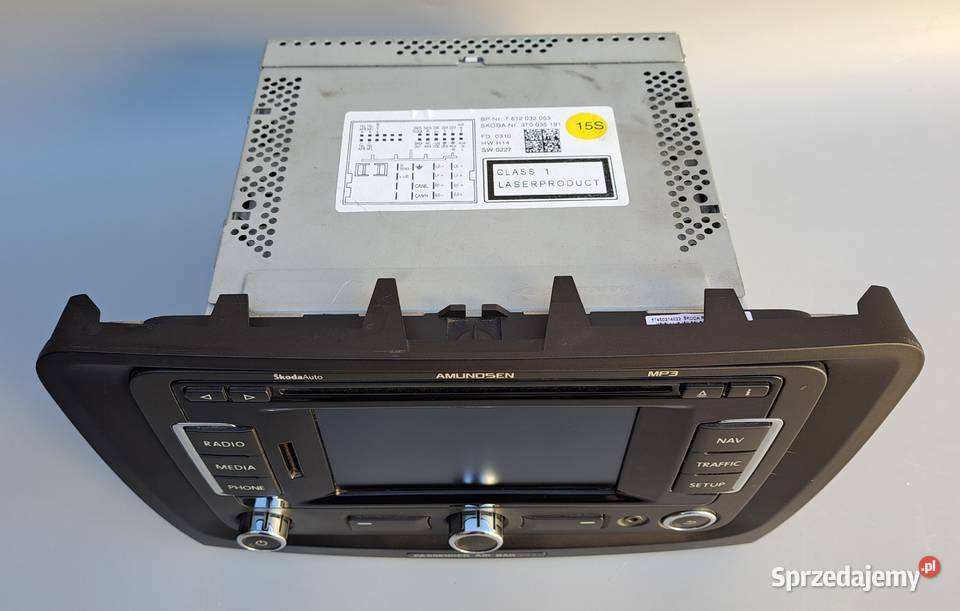 Nawigacja Radio SKODA AMUNDSEN RNS 310 3T0035191 dolnośląskie Mielęcin