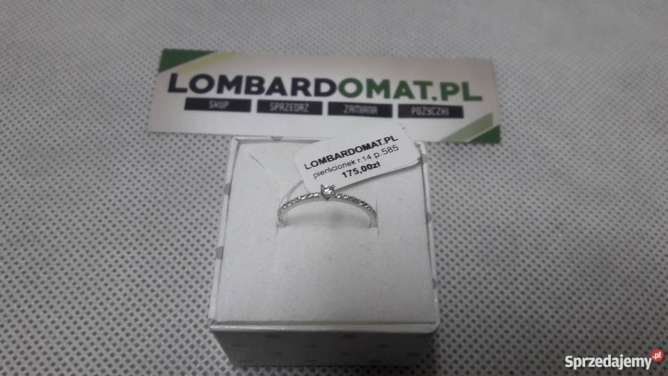 LOMBARDOMAT Pierścionek złoty p585 złote Giżycko