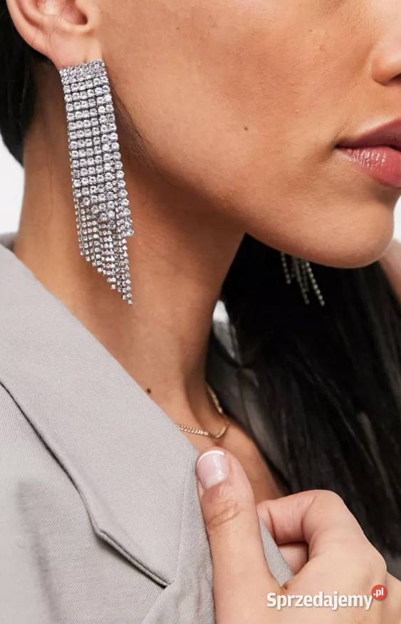 ASOS Bogato zdobione kolczyki wieczorowe z Kraków