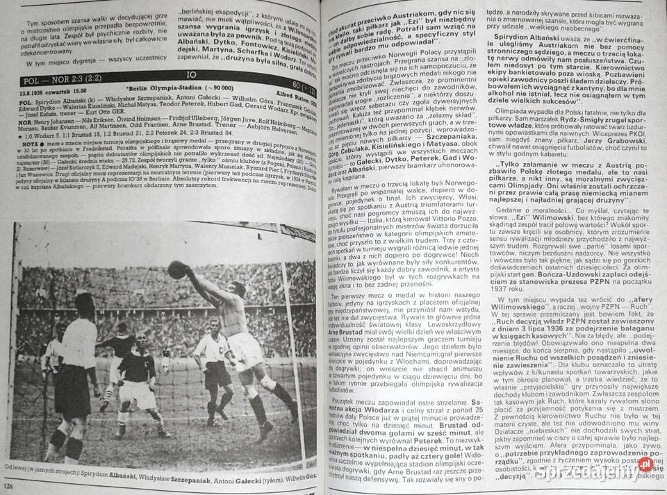 Biało czerwoni Encyklopedia piłkarska FUJI Tom 2 Rok wydania 1991 Chełm