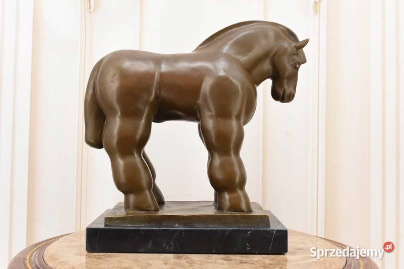 Fernando Botero Gruby Modernistyczny Koń Figura Kraków sprzedam