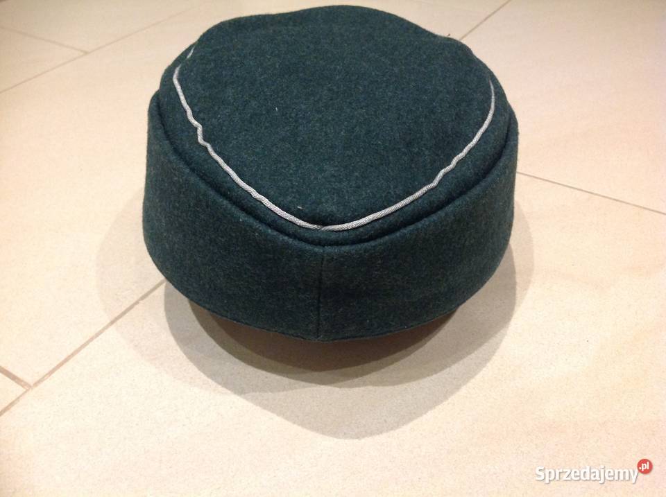 Stara Niemiecka Czapka Wojskowa Sygnowana Nowa Sól