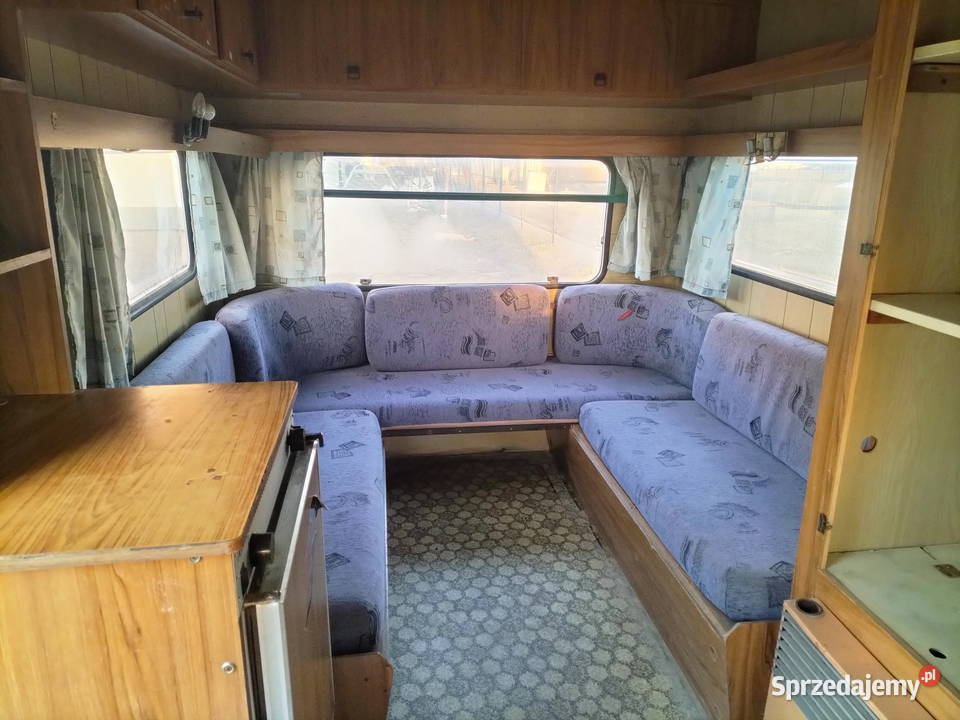 Przyczepa kempingowa na budowę działkę bez sprzedam