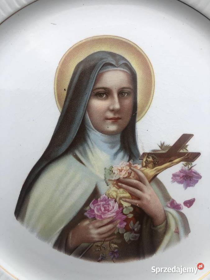 Św Teresa talerz Łowicz
