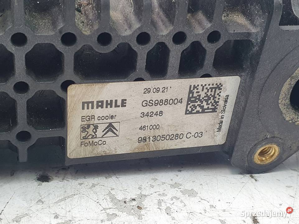 CHŁODNICA SPALIN Citroen C3 III 15 BlueHDi Chełm