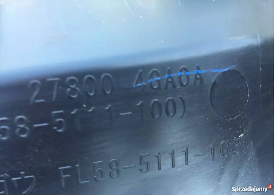 INFINITI Q50 WLOT POWIETRZA NAGRZEWNICY