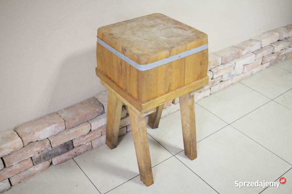 Kloc masarski 40x40 drewniany Pszczyna