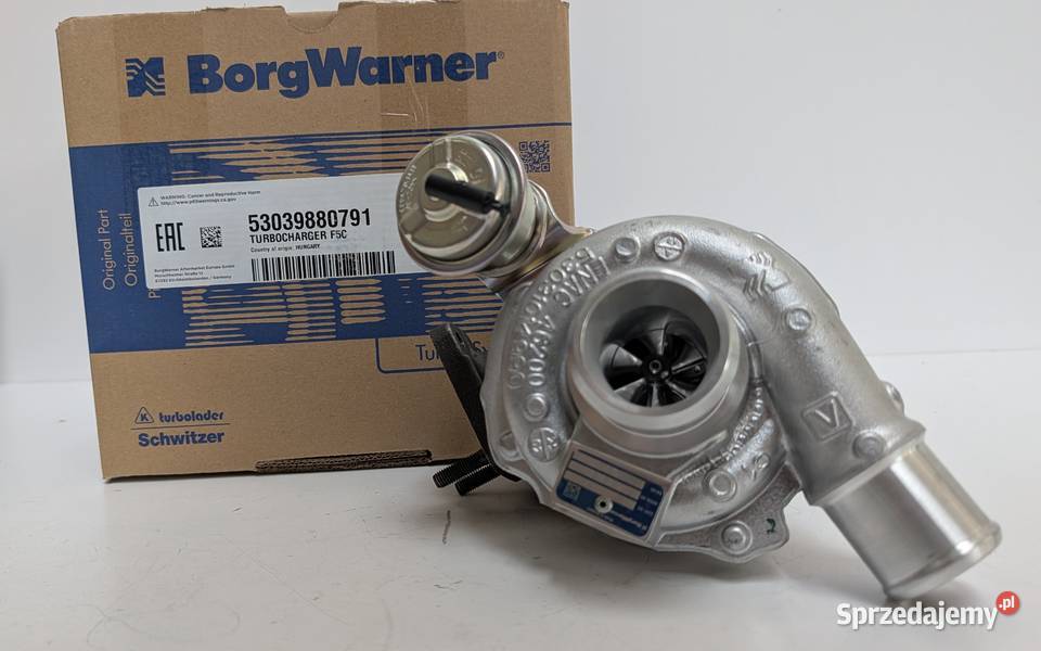 Nowa turbosprężarka BorgWarner 53039700791 Siedlce