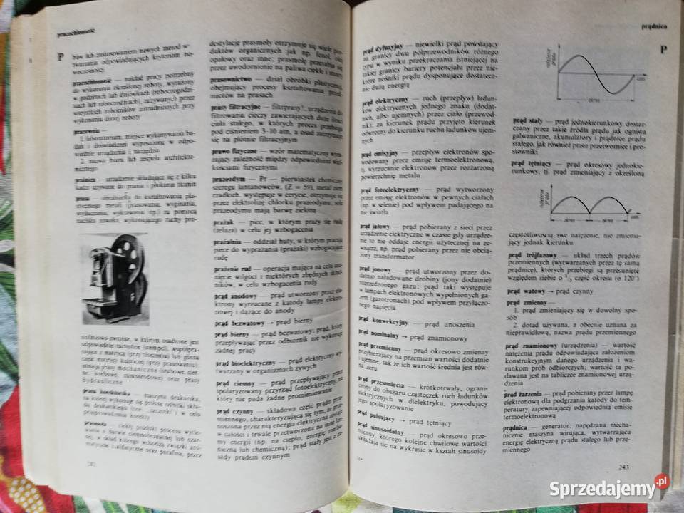 Ilustrowany słownik techniczny Kraków sprzedam