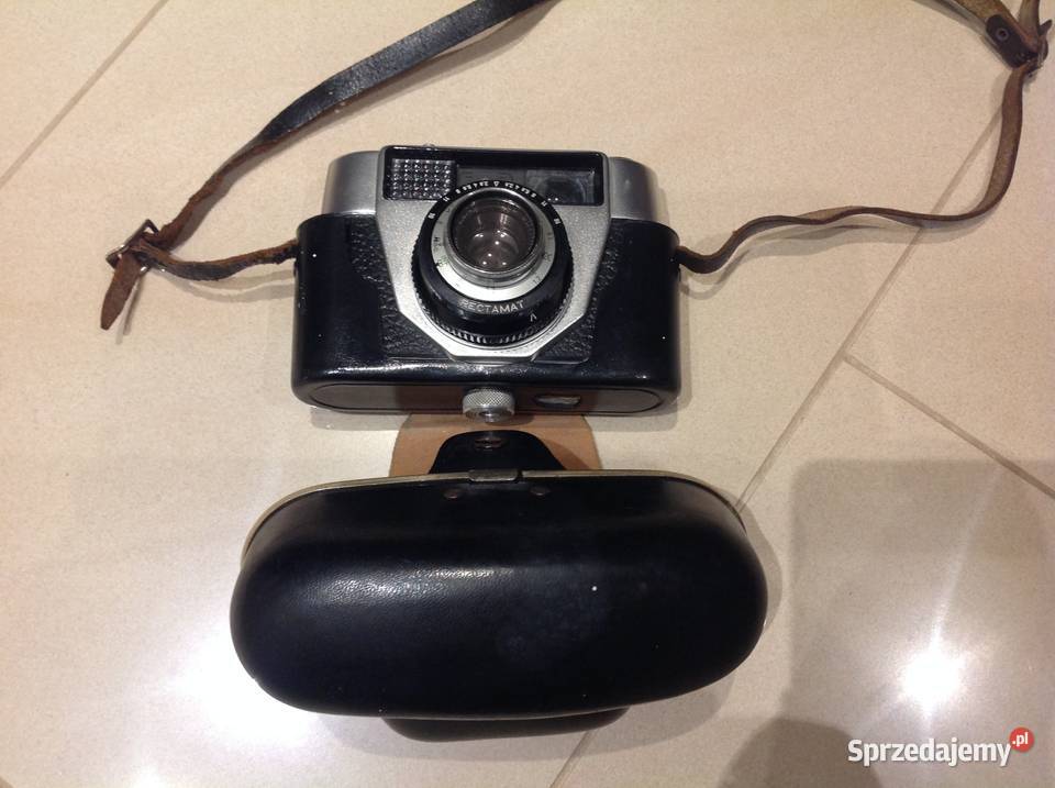 Stary Aparat fotograficzny OGA futerał skórzany Nowa Sól