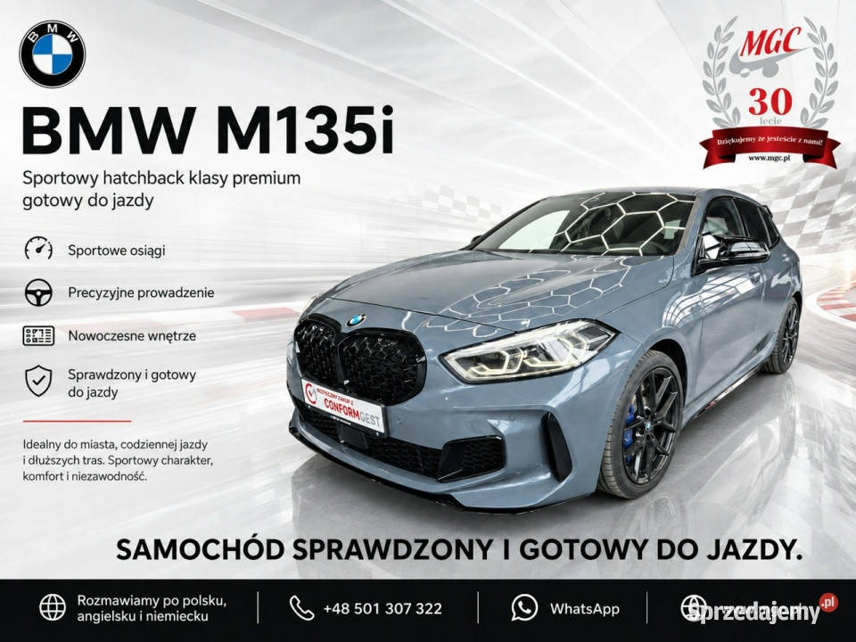 BMW M135i BMW M135i M SPORT 1WŁ SERWISIE F40 sprzedam
